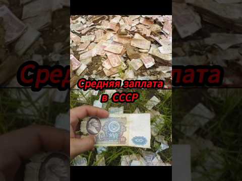 Средняя зарплата в СССР #история #ссср #союз #шортс  #коммунизм