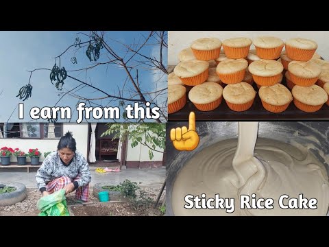 Sharing my sticky rice cake recipe| Family vlog