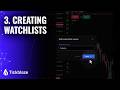 3. Creating Watchlists