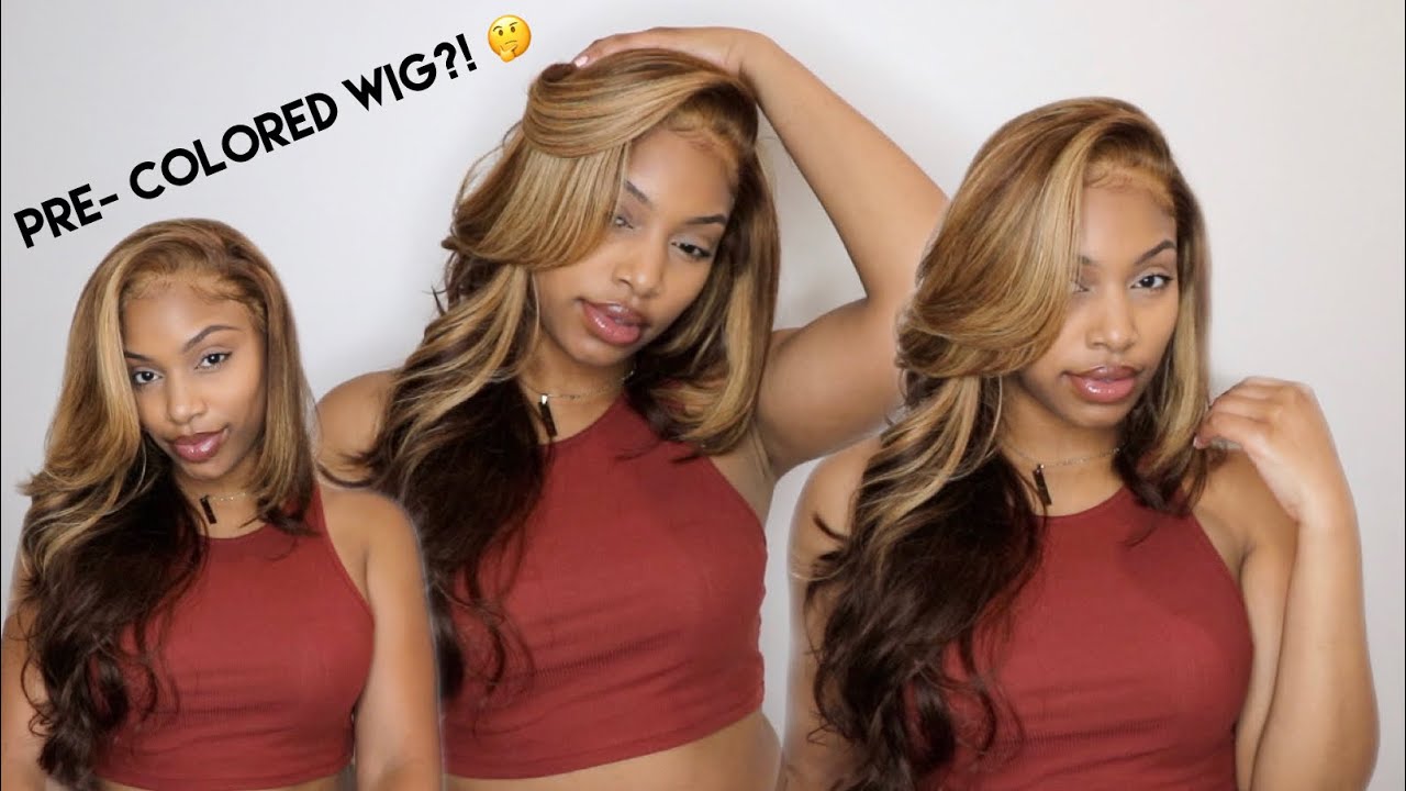 LET'S TRANSFORM THIS WIG, SIS! Pre- Colored Transparent Lace Wig Install | FT. BeautyForever Hair