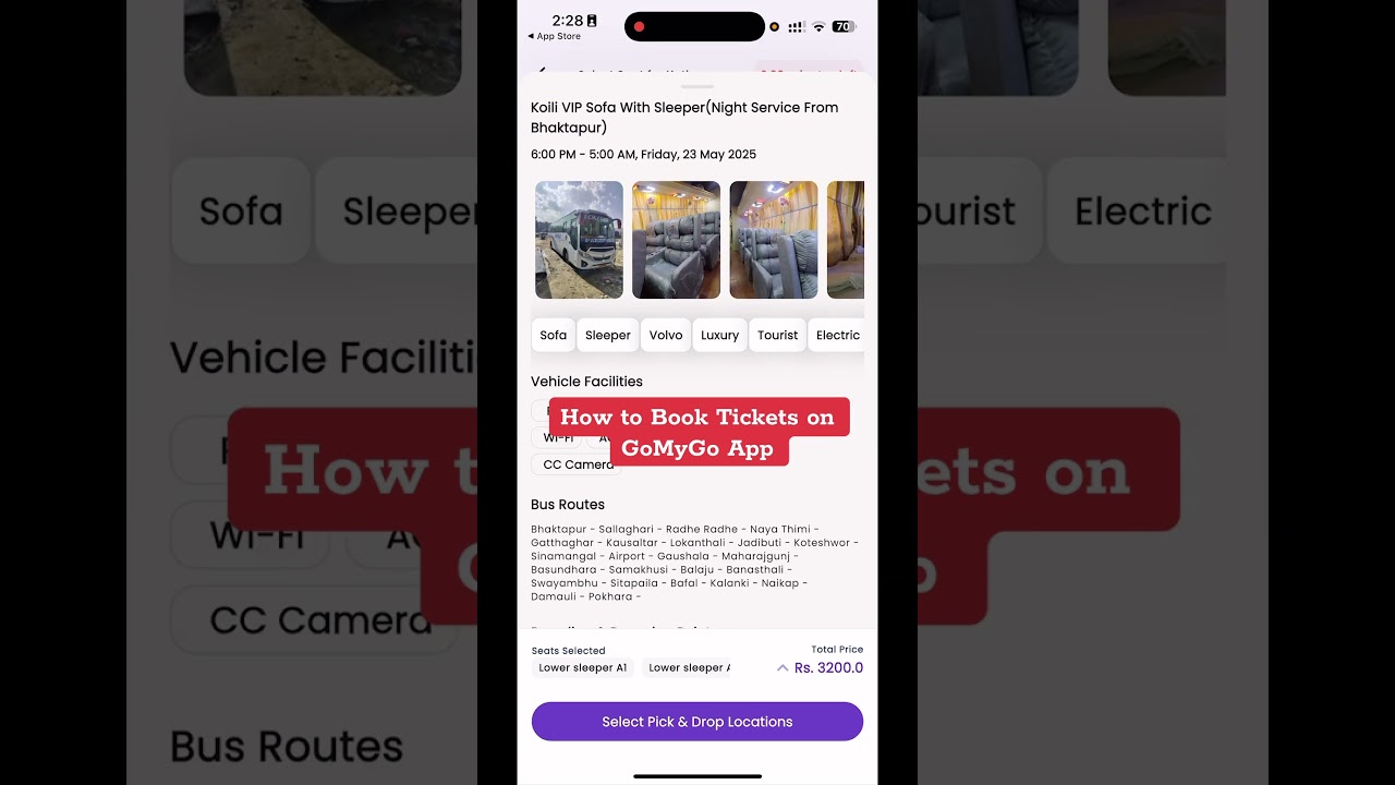 Nepal ma online bus tickets booking kasari garane