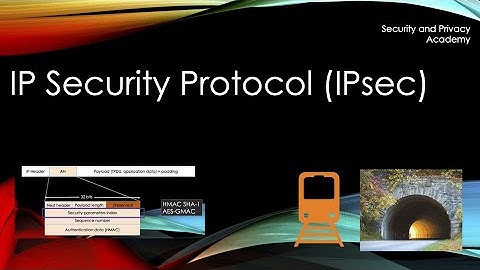 IPsec (AH and ESP) and tunneling explained