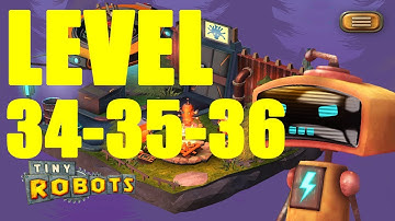 Tiny Robots Recharged Level 34, 35, 36 Walkthrough/Gameplay(راهنمای مراحل بازی)
