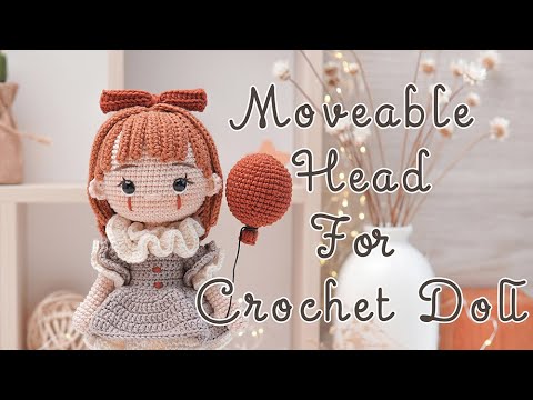 Making Moveable Head for Crochet Doll - Green Frog Crochet