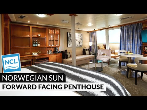 Norwegian Sun Forward-Facing Penthouse with Balcony walkthrough tour