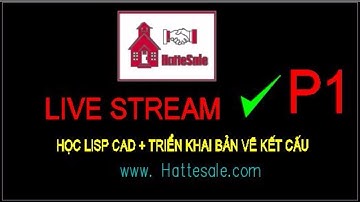HƯỚNG DẪN LISP CAD CƠ BẢN + TRIỂN KHAI BẢN VẼ KẾT CẤU  - P1✔️ Hattesale com