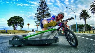 Motorized Drift Trike and Blokart in 4K!