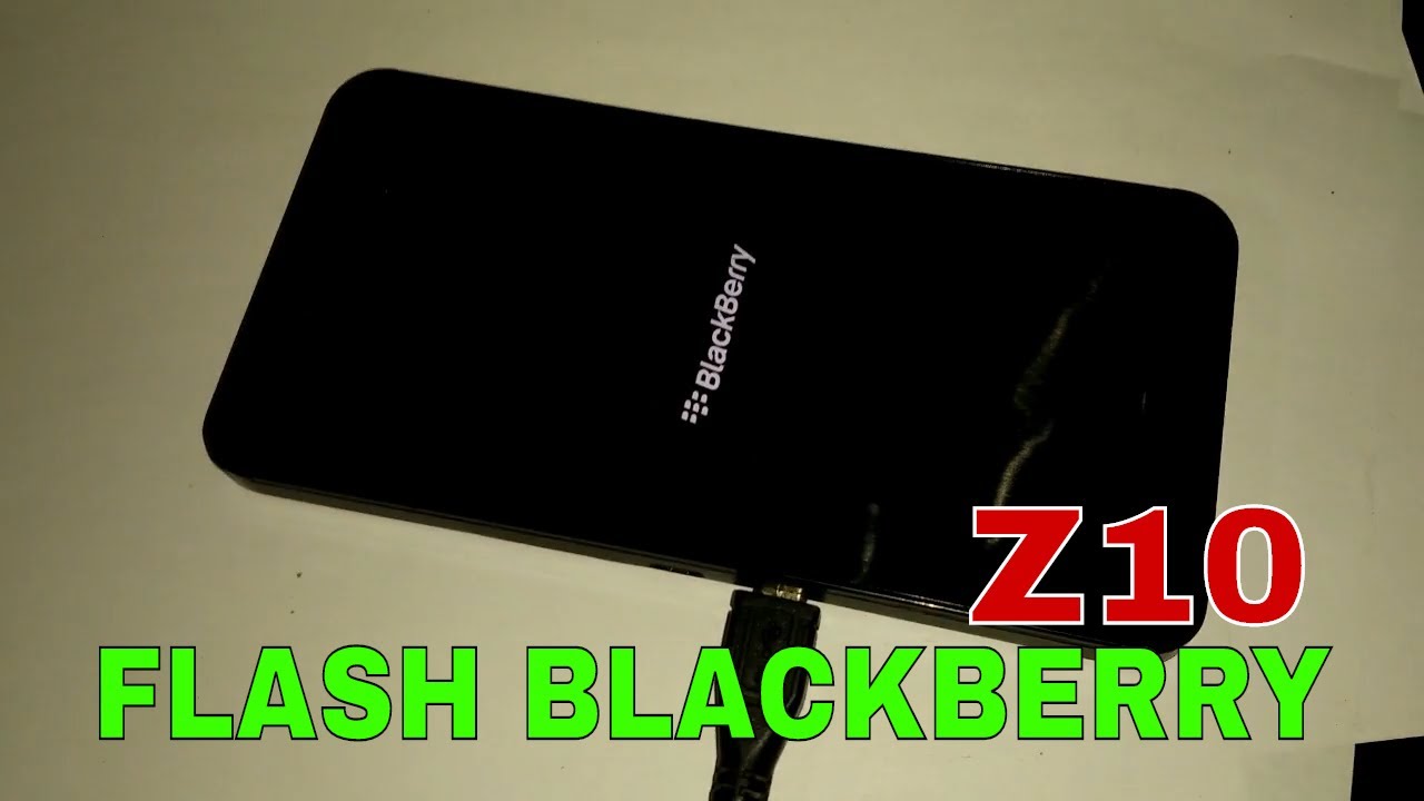 Cara Flash Blackberry Z