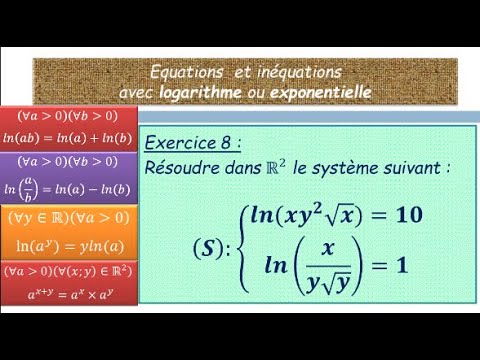 Système de deux équations à deux inconnues: exercice-8  