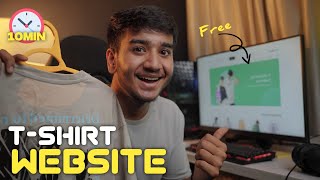 How to Create a T-Shirt Website in Just 10 Minutes [Free] | Make E-Commerce Website | odoo