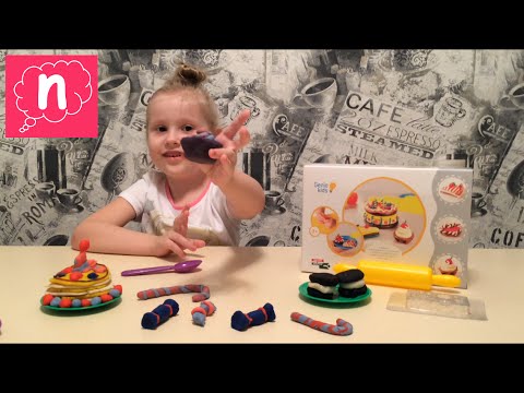 💖Genio Kids Чудесный десерт лепим из пластилина.💖Genio Kids Play Doh Sculpt of plasticine.💖Vlog