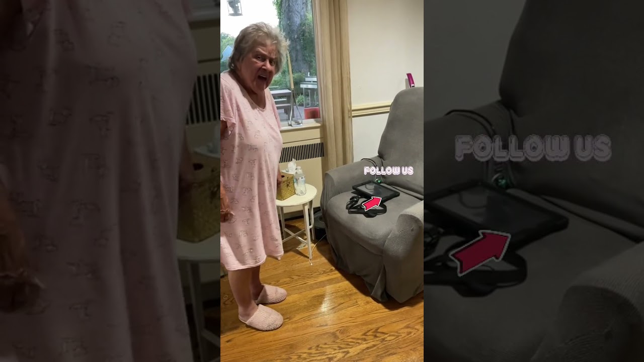 Woman Pranks Grandma by Sticking Cracked Screen Sticker on her Tablet - 1252089-5