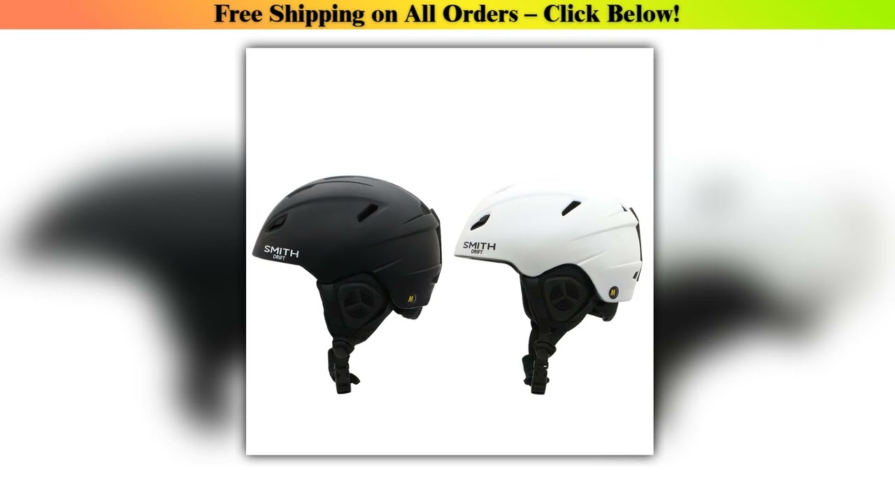SMITH DRIFT Ski Helmet with Safety Integrally-Molded Snowboard Helmet Motorcycle Skiing Snow