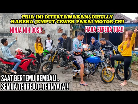 AWALNYA DITERTAWAKAN JEMPUT CEWEK PAKAI MOTOR CB!! Tapi lihat saat bertemu kembali semua terkejut..