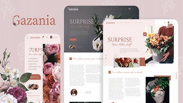 Gazania - Flower Shop Sass HTML Template | Themeforest Website Templates and Themes