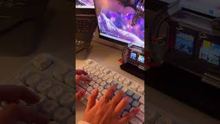 YUNZII B87 ASMR (with rain sounds) #asmr #keyboard #yunzii
