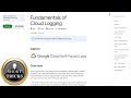 Fundamentals of Cloud Logging | #GSP610 | #qwiklabs | #arcade | Solution | #arcadelabs