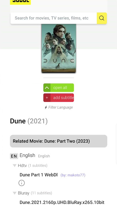 Download subtitles for any movies 🎬 😮