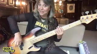 Video thumbnail of "Rock Legend Suzi Quatro Plays Her Favorite Bass Riffs"