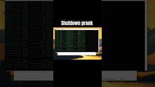 SHUTDOWN PRANK CMD #trending