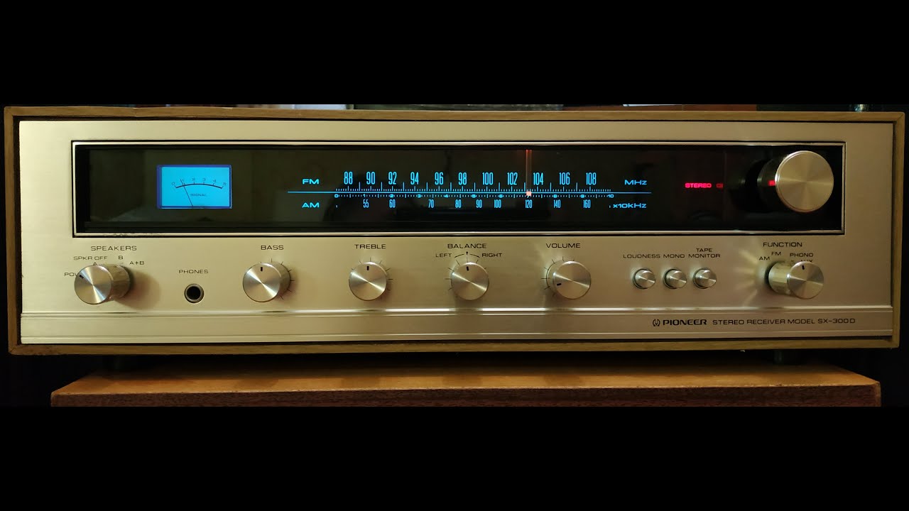 PIONEER SX-300D - YouTube