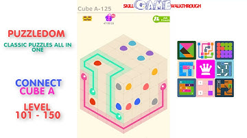 Puzzledom - Connect Cube A Level 101 - 150 - Walkthrough