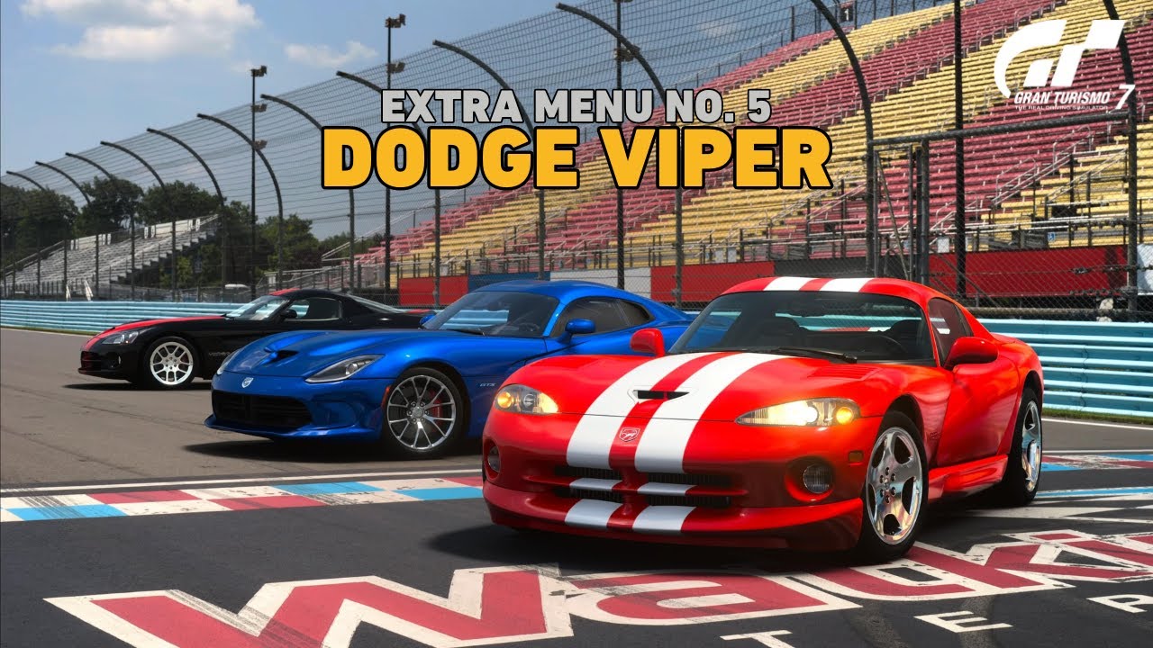 Viper R6 Menu COLLECTION: DODGE VIPER - EXTRA MENU NO. 5 #GT7 - YouTube