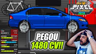 GASTEI 1.000.000 MILHÃO num HONDA CIVIC! - Pixel Car Racer 2024