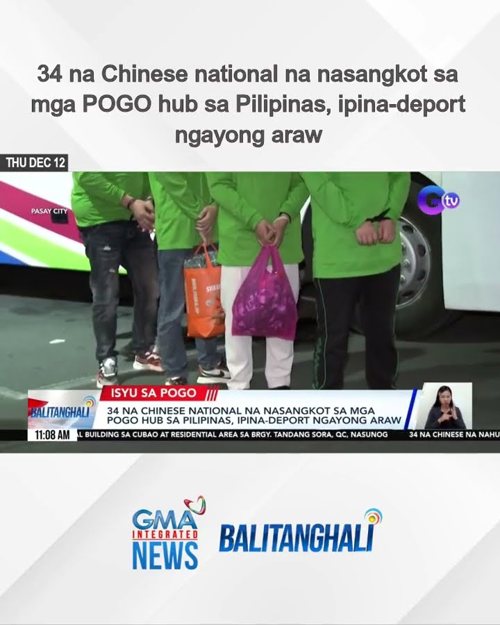 34 na Chinese national na nasangkot sa mga POGO hub sa Pilipinas, ipina-deport... | Balitanghali