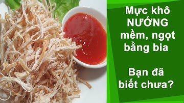 Bí quyết nướng mực khô ngọt, mềm bằng Nồi Chiên không dầu đơn giản vô cùng. NÊN XEM