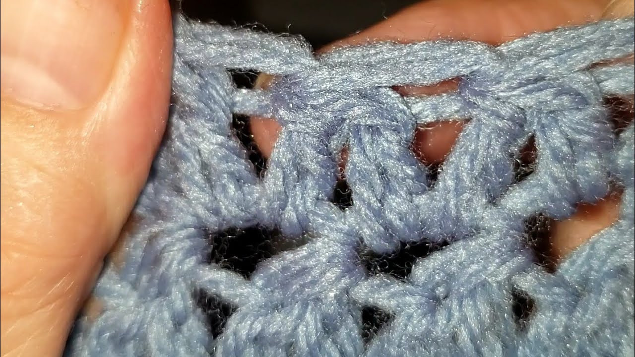 Day 7 of 30 stitches in September - Paired Half Double - YouTube