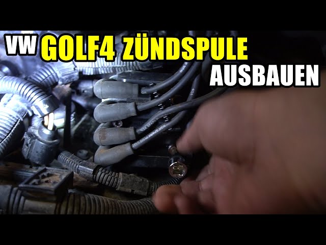 VW GOLF 4 2.0 ZÜNDSPULE AUSBAUEN TUTORIAL / ANLEITUNG 