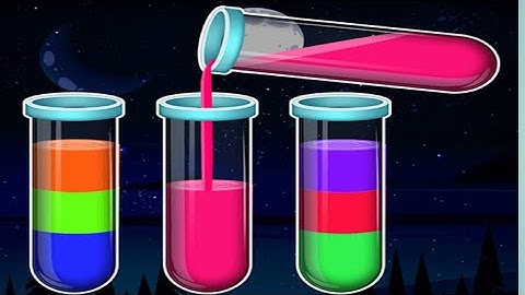 Water Color Sort Level 8 to 10 Walkthrough Solution iOS/Android