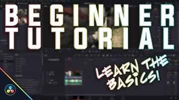 DAVINCI RESOLVE QUICK START GUIDE (FOR BEGINNERS)