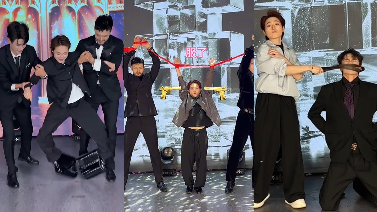 【周周啊】後面真成男團了 #男團 #掃腿舞#funny #閨蜜 #好朋友 #vlog #分享 #熱門#搞笑 #爆笑#搞笑女