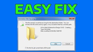How To Fix Destination Path Too Long
