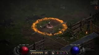 Diablo 2 Resurrected - Bul-Kathos Barb vs Hammerdin PvP Gameplay