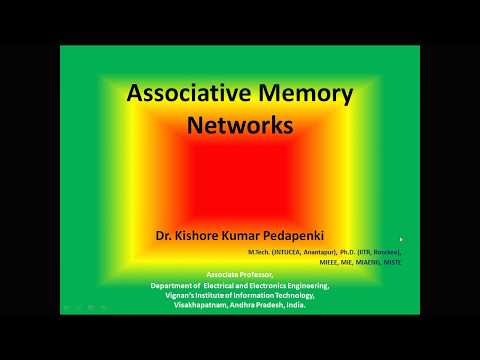 Associative Memory Networks 1 - Basics