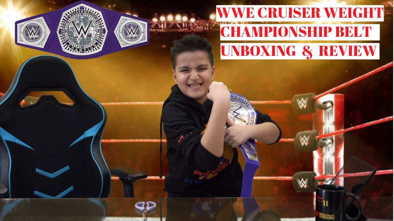 Wwe Cruiserweight Championship Belt Unboxing And Review Avy Vlogs Youtube