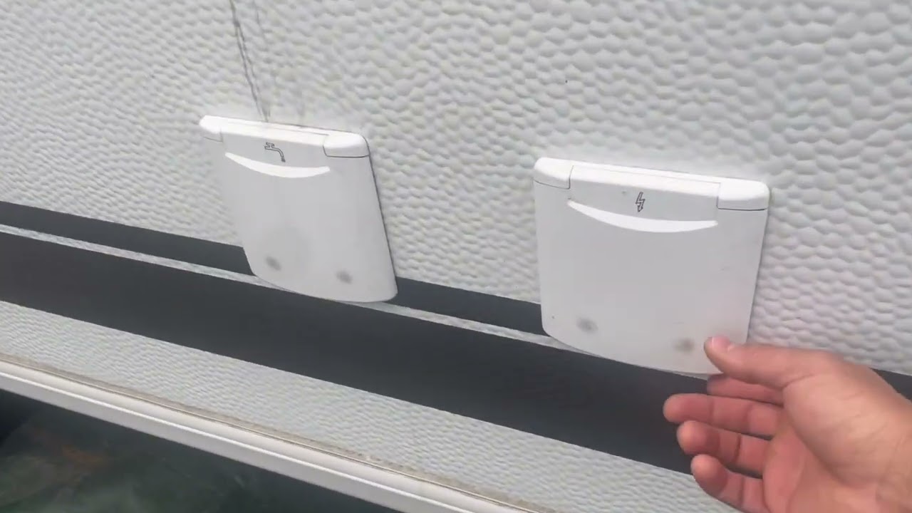 Vorstellung von unserem Wohnwagen/Rundgang Außen