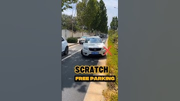 The Secret to Flawless Parking on Narrow Roads #carhacks #parallelparking #knowledge #interesting