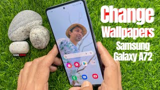 How To Change Wallpapers on Samsung Galaxy A72 | Techno Window screenshot 5