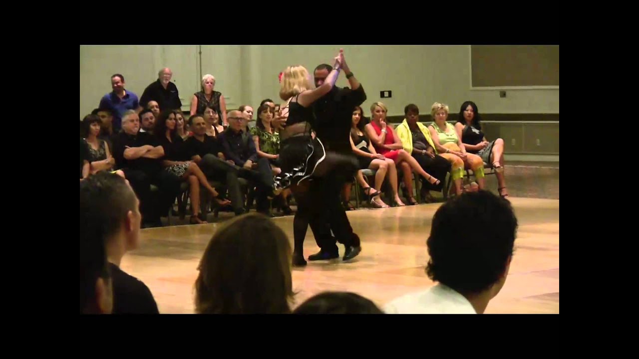 Cristian Oviedo Bachata Team Performing at Salsa/Mambo Festival in Palm
