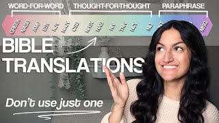 Bible Translations - How to Use Them to DEEPEN your Bible Study!