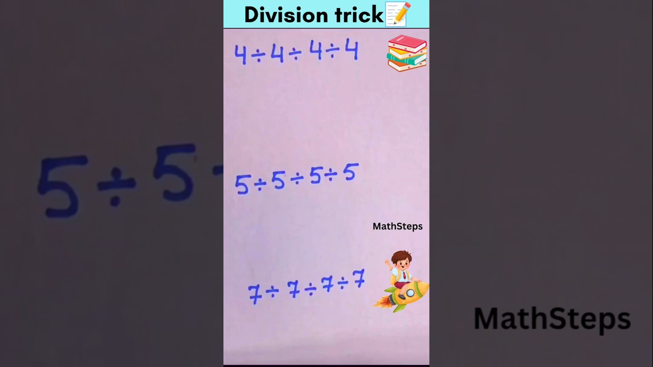 Divide Faster Than a Calculator with This Simple Hack | Division Trick | 