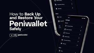 How to Back Up and Restore Your Peniwallet Safely