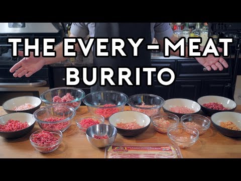 Binging with Babish 2 Million Subscriber Special: The Every-Meat Burrito from Regular Show