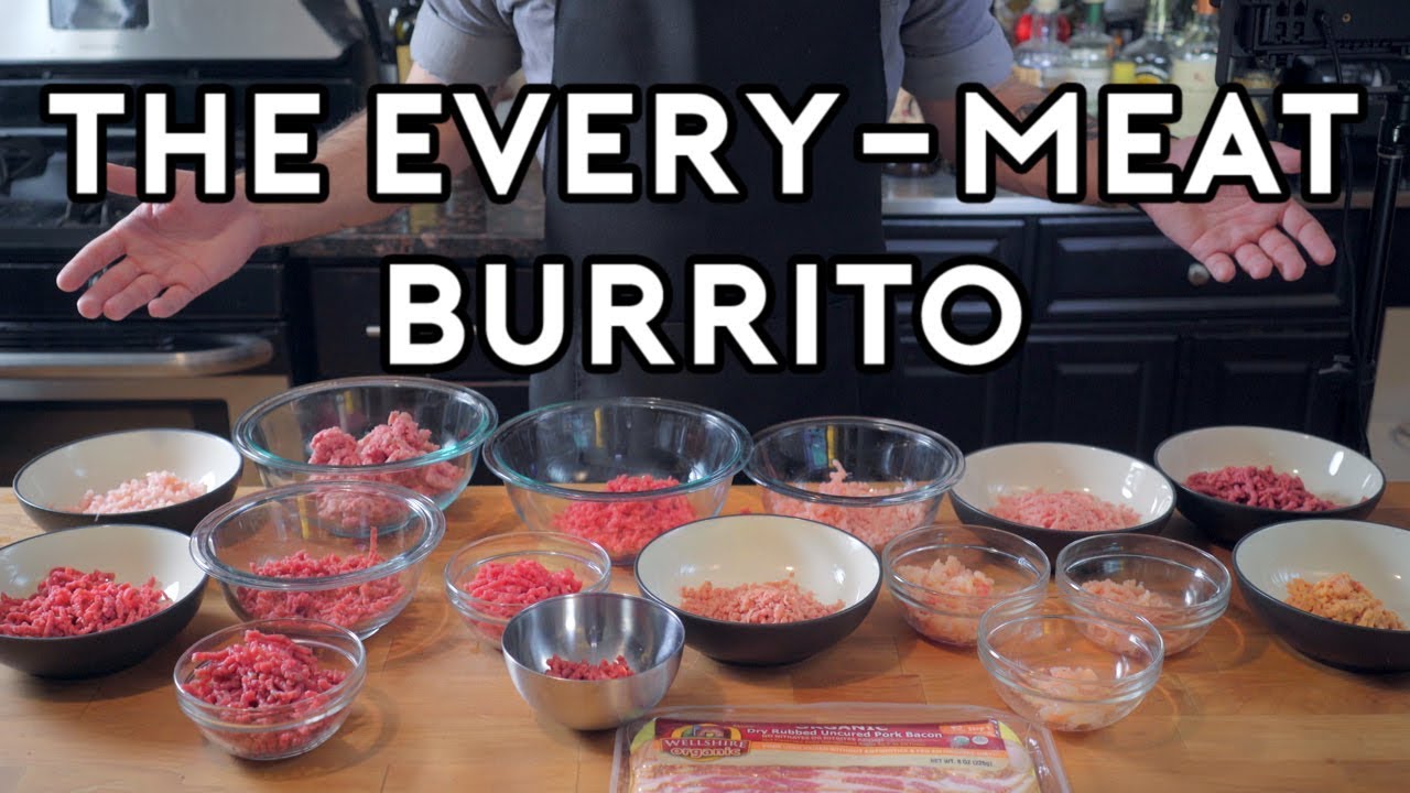 Binging with Babish 2 Million Subscriber Special: The Every-Meat Burrito from Regular Show | Babish Culinary Universe