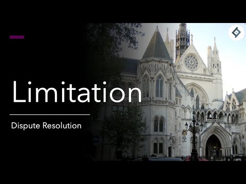 Limitation | Dispute Resolution | SQE Prep