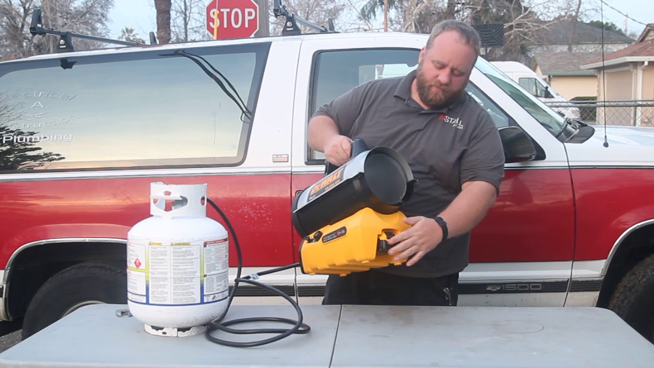 Use 1 Pound Propane Tank on Ryobi Propane Heater with Adapter 